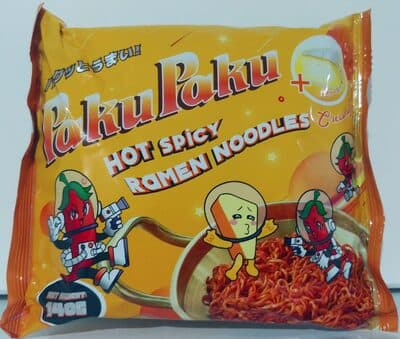Hot Spicy Ramen Noodles Creamy Cheese