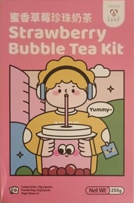 Strawberry Bubble Tea Kit