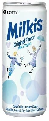 Milk carbonated soft drink