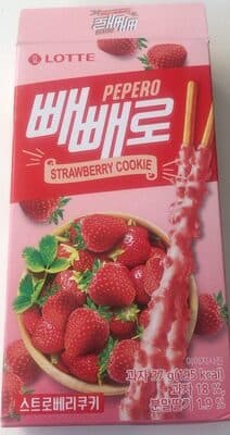 Lotte Pepero Strawberry Cookie