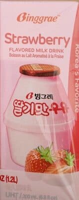 Strawberry Flavored Milk Drink