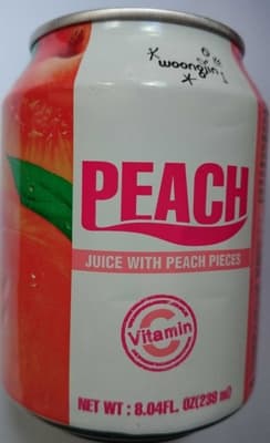 Peach Juice With Peach Pieces