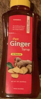 Pure ginger syrup