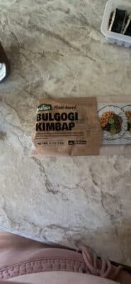 Plant-based Bulgogi Kimbap