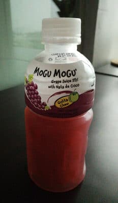 Mogu Mogu Grape Flavored Drink with Nata de Coco