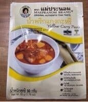 Mae Pranom Brand Yellow Curry Paste