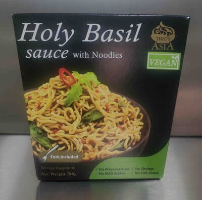 Holy Basil sauce with Noodles