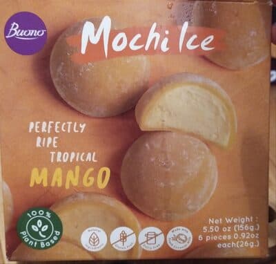 Buono Mochi Ice Dessert Mango