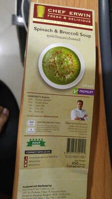 Chef Erwin Spinach & Broccoli Soup