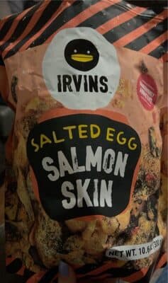 Salted Egg Salmon Skin