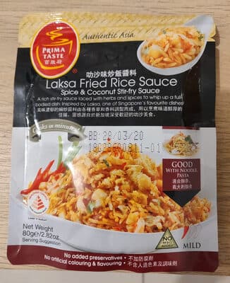 Laksa Fried Rice Sauce