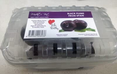 Black Plums From Spain