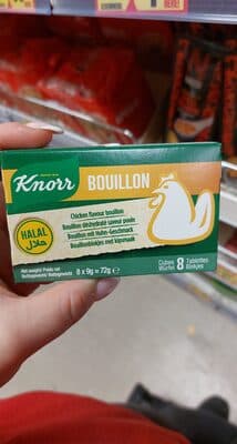 Bouillon de poulet halal