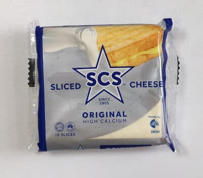 Sliced cheese