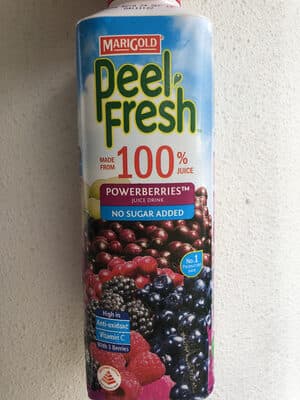Peel Fresh No Sugar Added Juice Drink - Powerberries