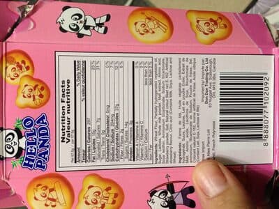 Meiji Hello Panda strawberry