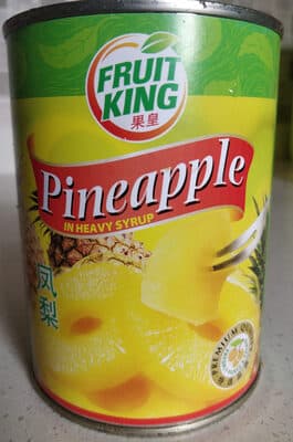 Pineapple in heavy syrup