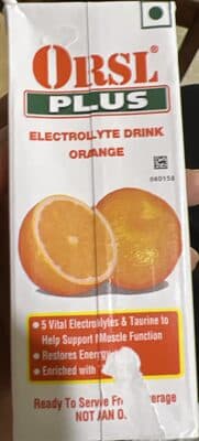 Orsl Plus Electrolyte Drink Orange