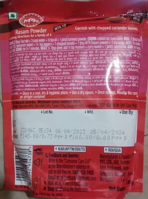 Rasam Powder