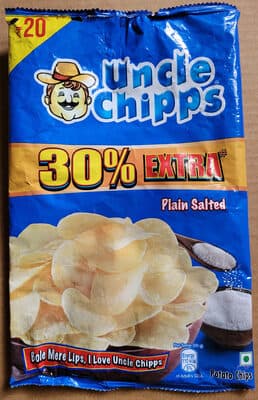 Potato Chips (Plain Salted flavour)