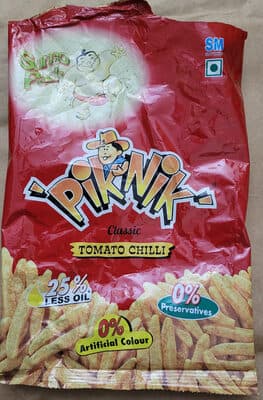 Piknik Classic Tomato Chilli (fried Indian snack)