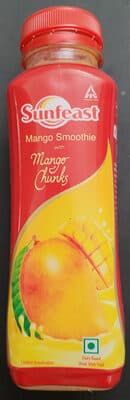 Mango Smoothie with Mango Chunks