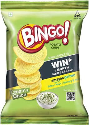 Bingo Potato Chips Cream & Onion
