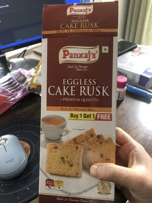 Eggless Cake Rusk