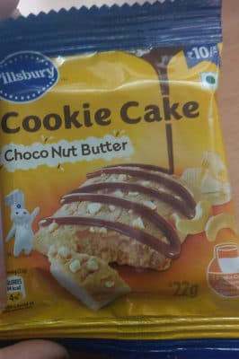 Pillsbury cookie cake - choco nut butter