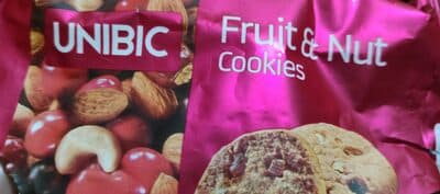 Unibic Frunit and Nut cookies