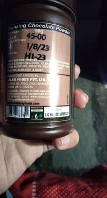 Drinking chocolate powder