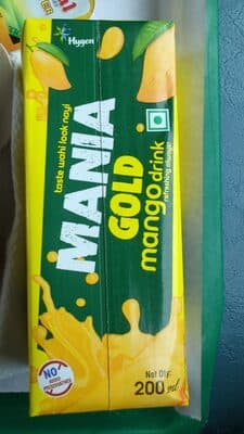 Mania Gold Mango drink