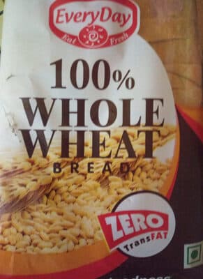 Everyday 100% whole wheat bread