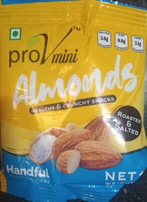 Almonds Roasted and Salted
