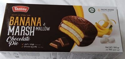 Banana Marshmallow chocolate pie