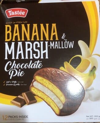Banana & Marsh-Mallow Chocolate Pie
