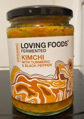 Kimchi with Tumeric and Black Pepper
