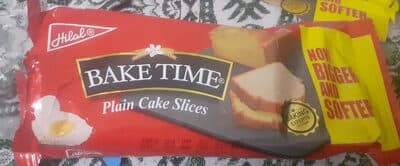 Bake Time: Plain Cake Slices