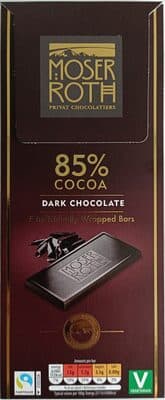 Dark chocolate 85%