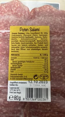 Puten Salami