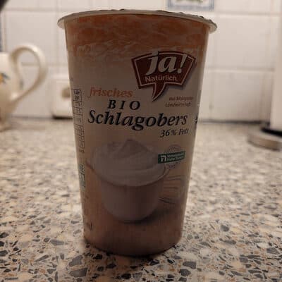 Bio schlagobers 36% fett