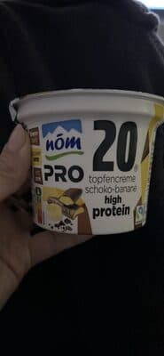 Topfencreme Schoko-Banane