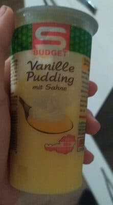 Vanille Pudding mit Sahne