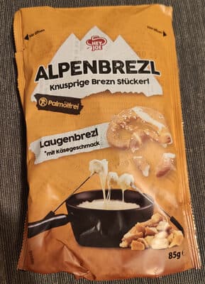 Laugenbrezl mit Ksegeschmack