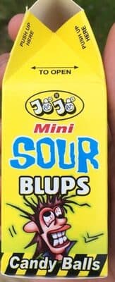 Mini Sour blups - candy balls