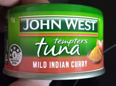 mild indian curry tuna