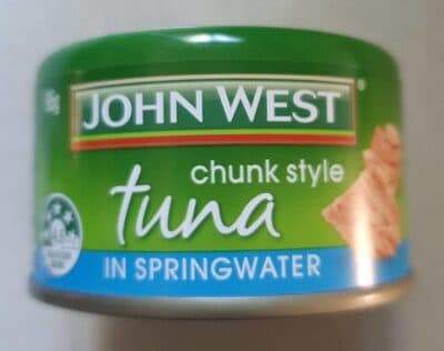 Tuna, water, salt
