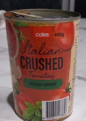 Italian Crushed Tomatoes Mixed Herbs