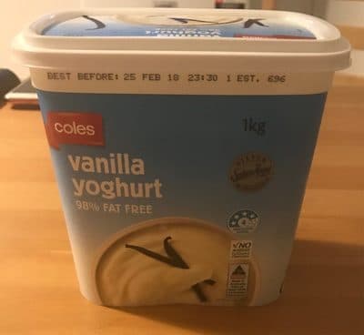 Vanilla Yoghurt