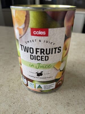 Two Fruits in Juice